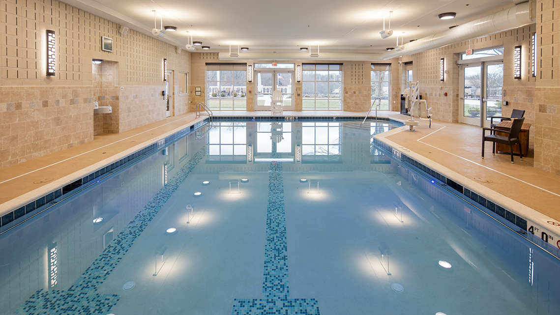 fitness center pool